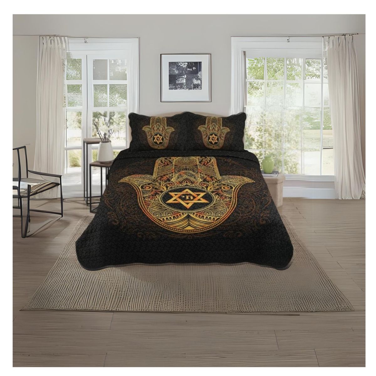 GENERICO - Cubrecama Quilt De Verano King Diseños Estampados TF