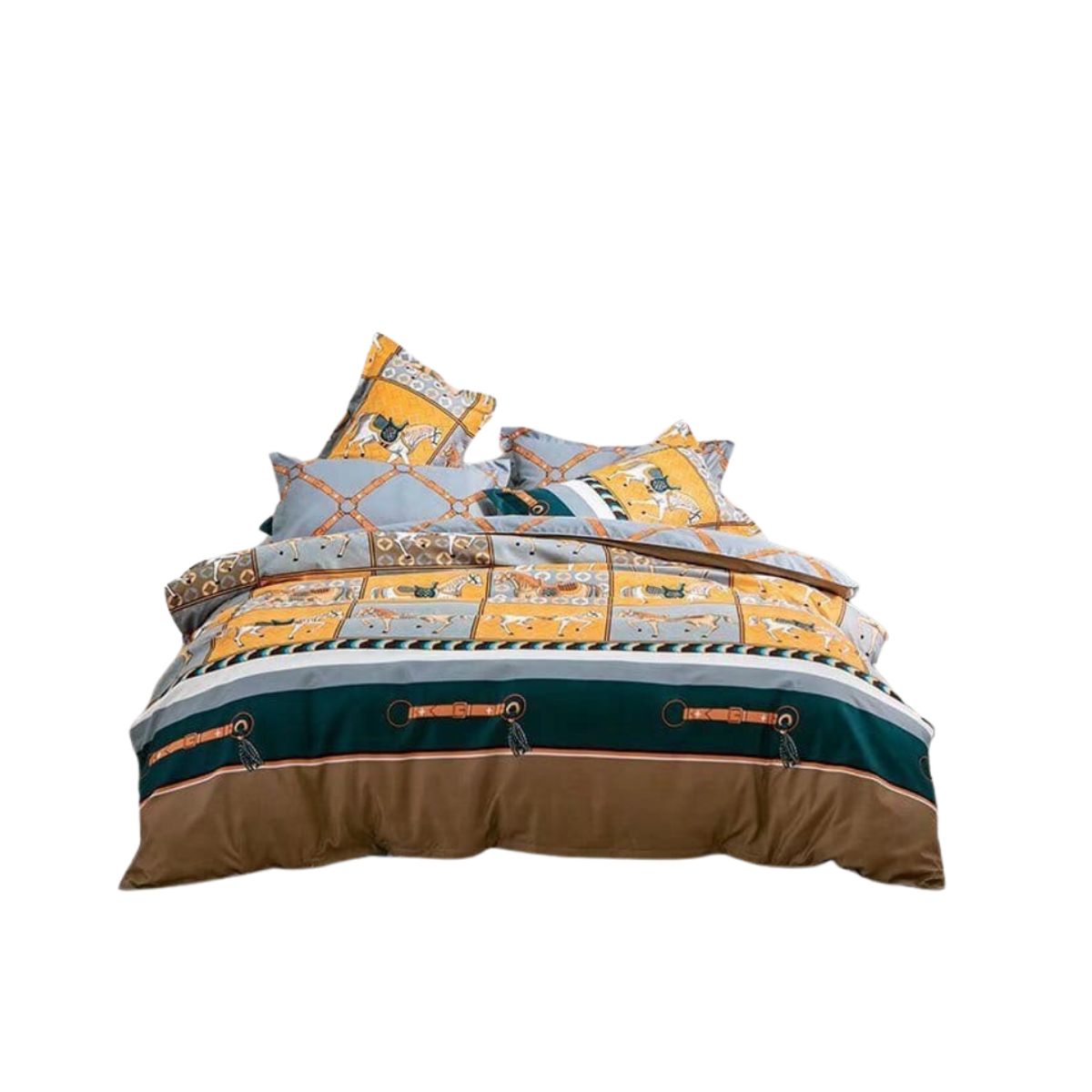 GENERICO - Cubrecama Quilt De Verano King Diseños Estampados TF