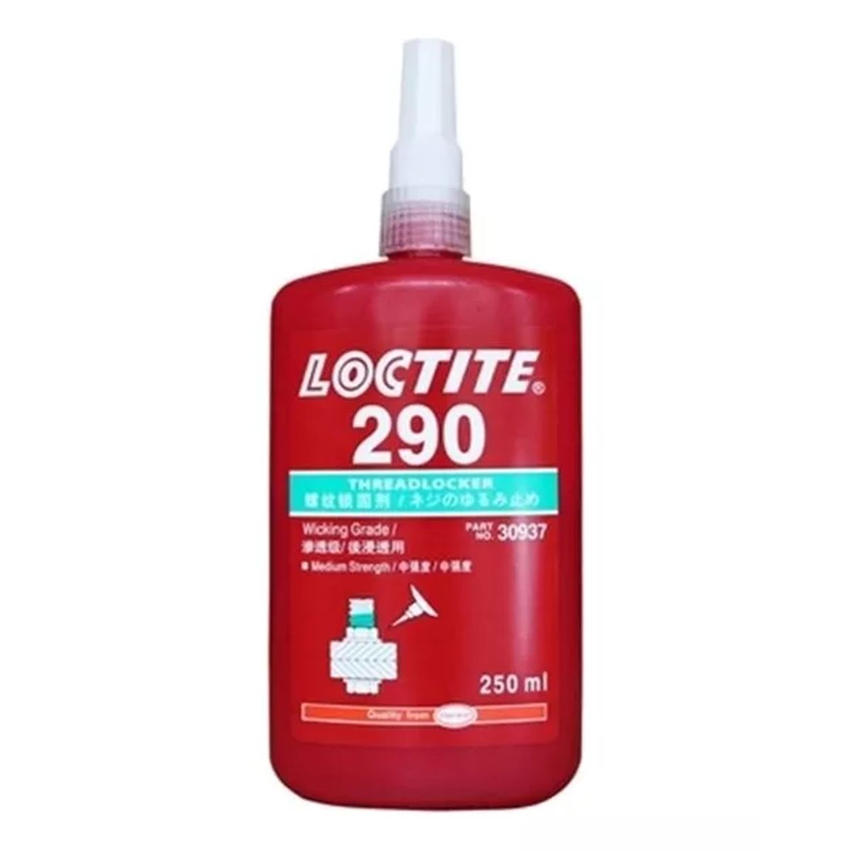 LOCTITE - Loctite 290 Traba Perno Verde 250ml Viscosidad: 25/55