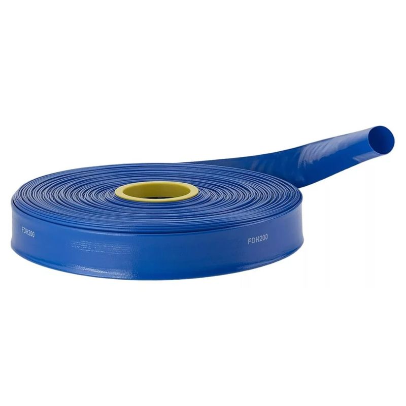 GENERICO - Manguera Plana Lay Flat 1 1/2 Pulgadas 50 Metros Dicas