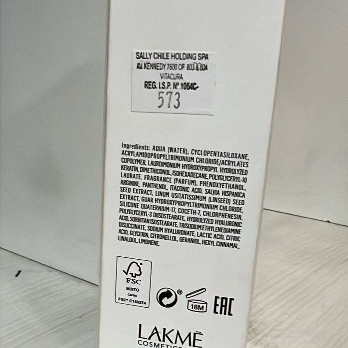 LAKME - Tratamiento Lakme K20 Recover 100ml Teknia.-