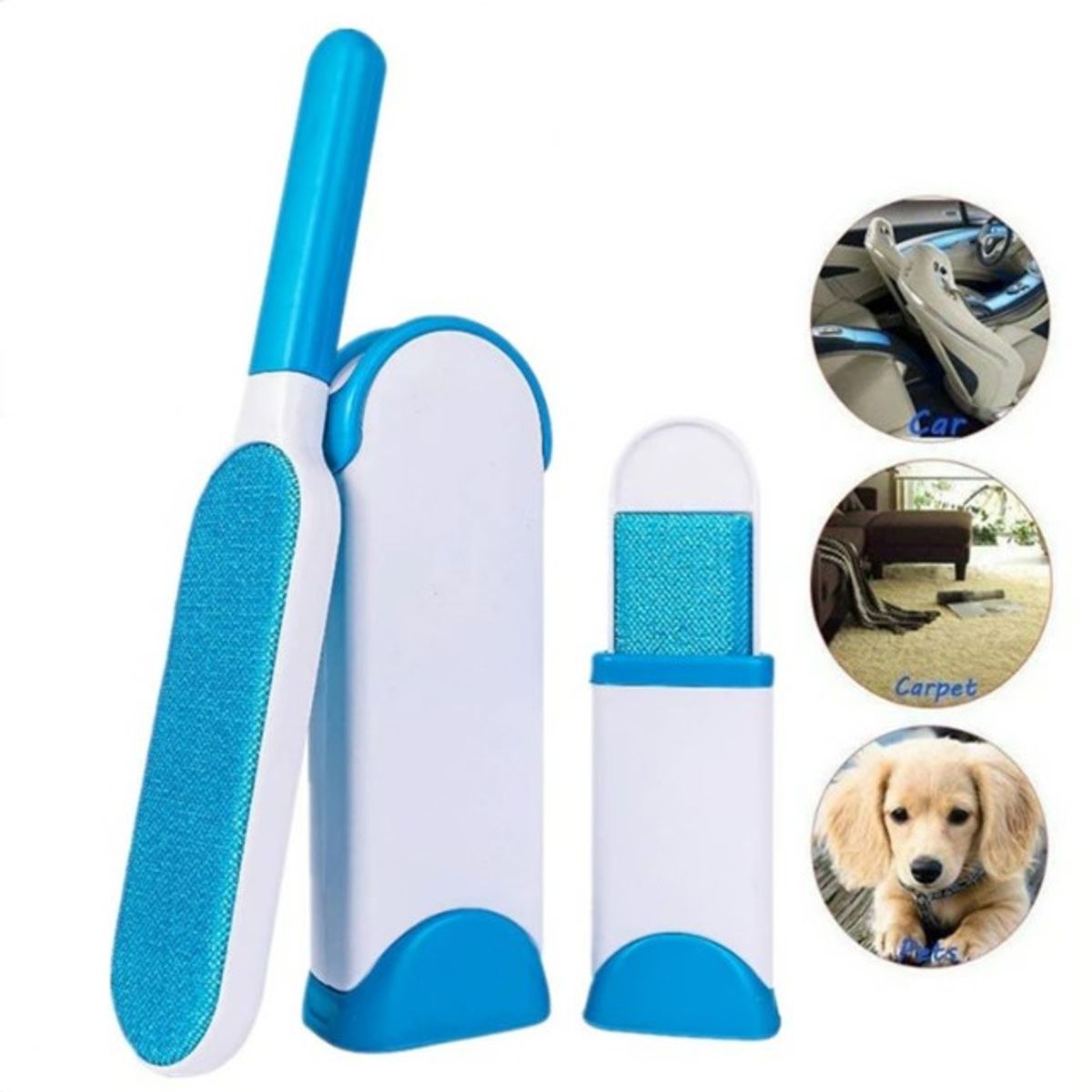 GENERICO - Cepillo Removedor De Pelos Y Pelusas Mascotas