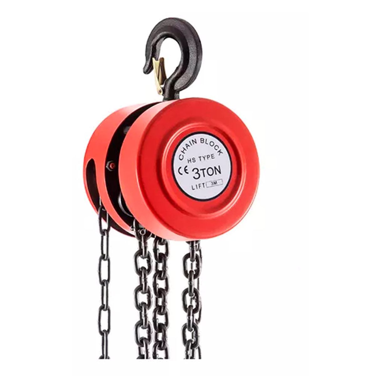 ESHOPANGIE - Tecle Polipasto Manual Con Cadena 3 Toneladas X3 Metros