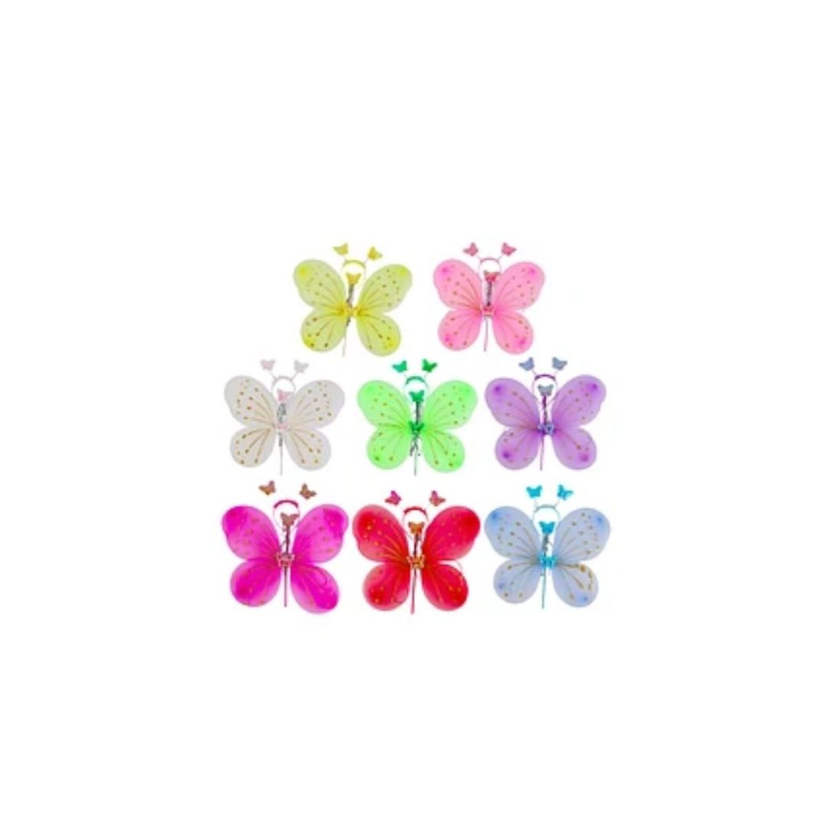 GENERICO - Conjunto De Mariposa 3pcs Color Aleatorio