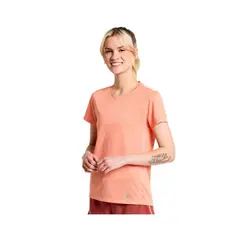 SAUCONY - Polera Stopwatch Mujer Graphic Zenith Heather