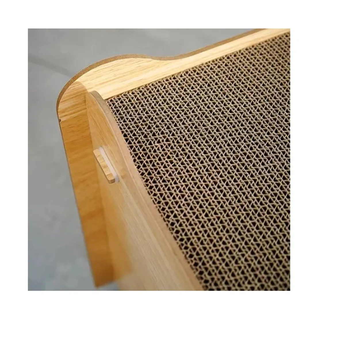 ESHOPANGIE - Cama Casa De Madera Para Gatos Con Rascador Interno