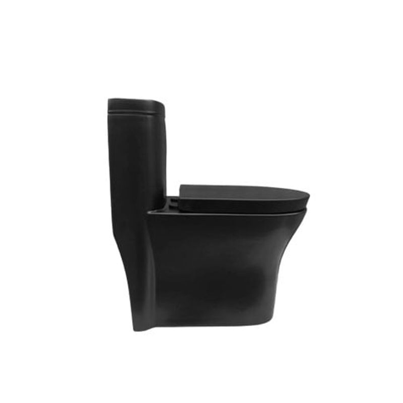 DECHAUS - Wc One Piece Negro Matte Desc Piso 30cm Act2042mb Dechaus