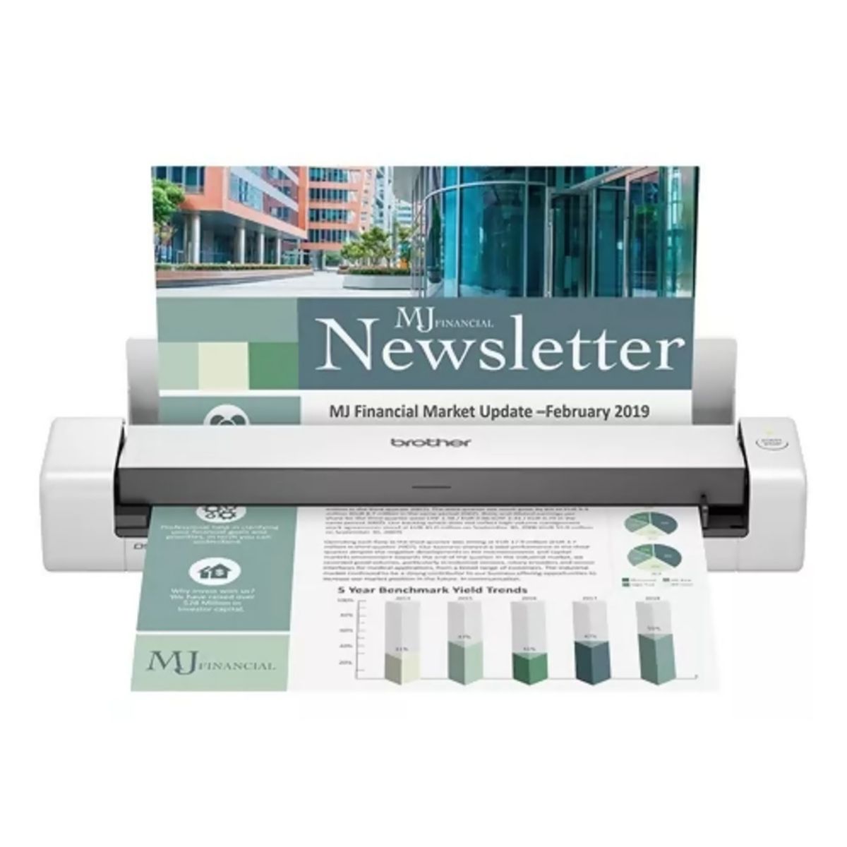 BROTHER - Escáner Portátil Brother Dúplex DS-740D USB Color BROTHER