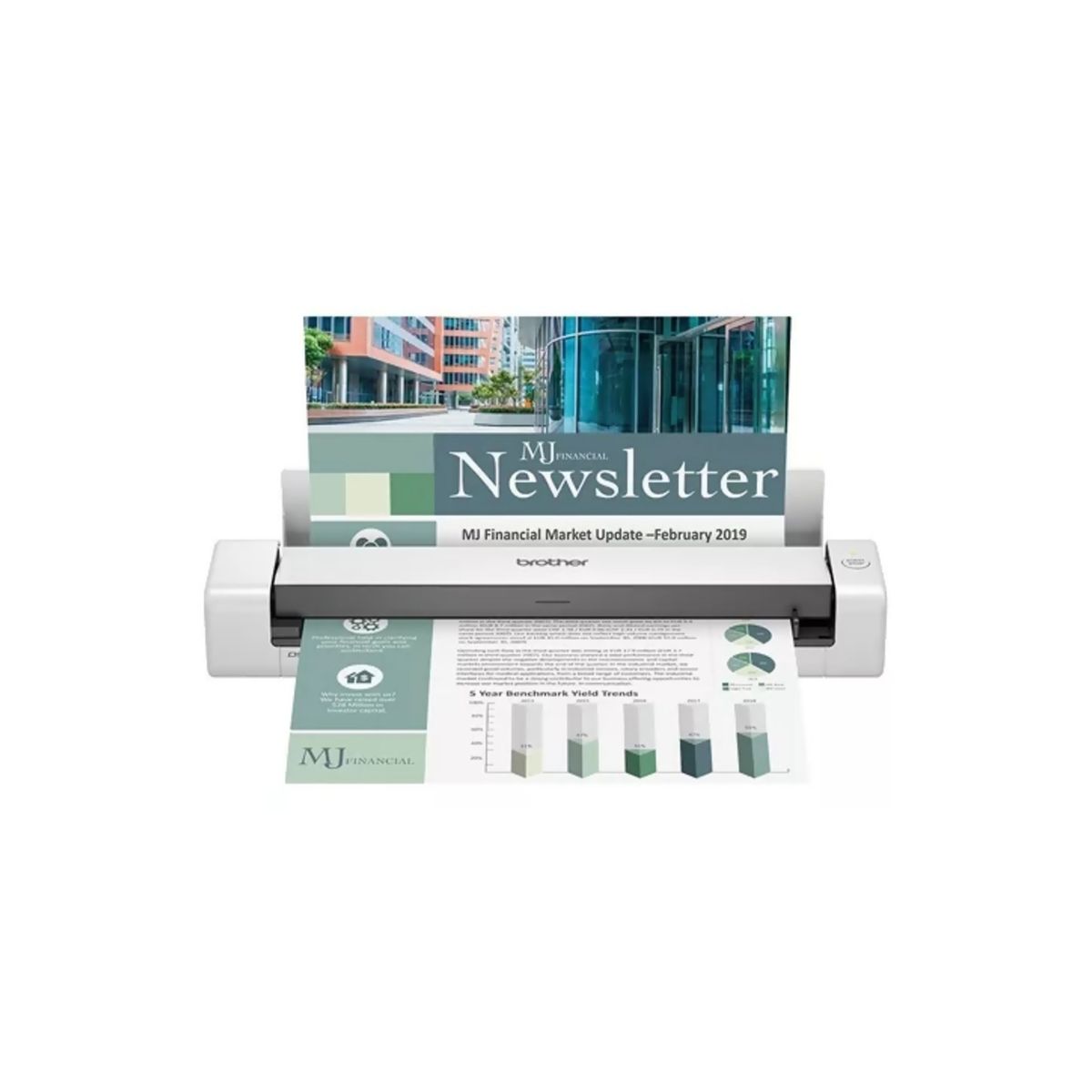 BROTHER - Escáner Portátil Brother Dúplex DS-740D USB Color BROTHER