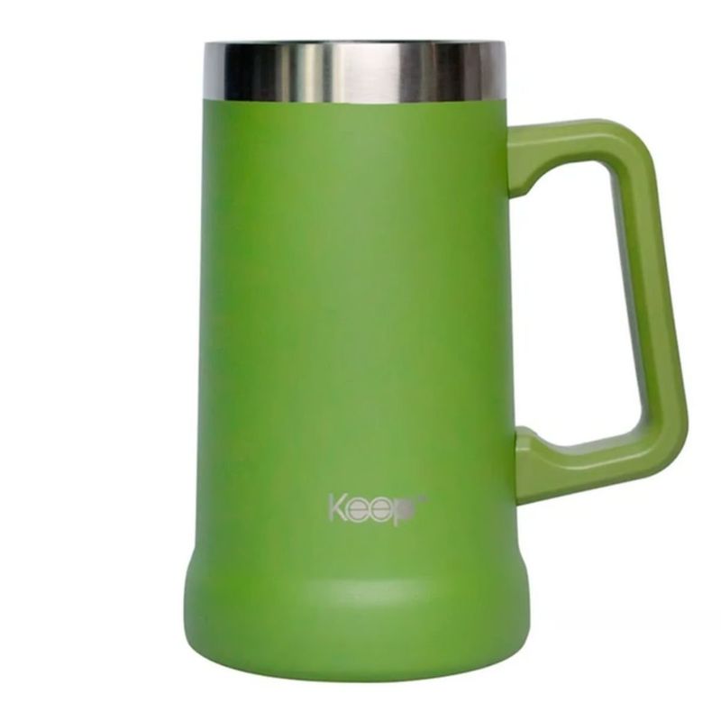 KEEP - Mug Tazon Warmy Acero Inoxidable Verde 700ml