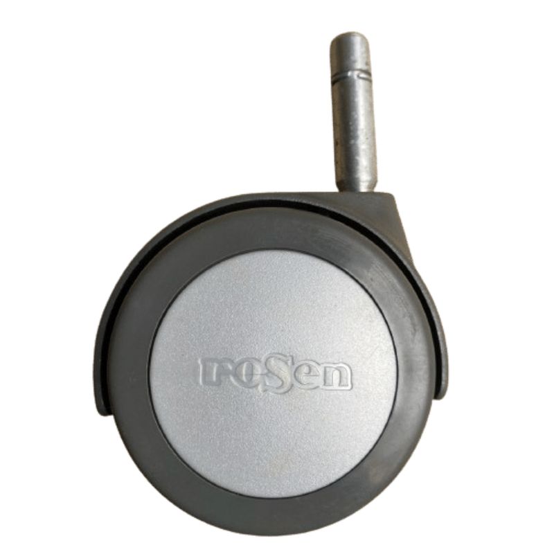 ROSEN - RUEDA LOGO SIN FRENO PARA CAMA ROSEN VÁSTAGO 1.2 CM