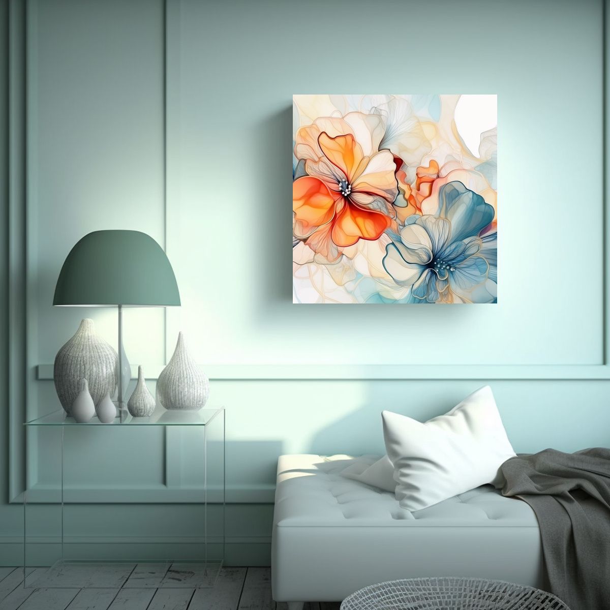 GENERICO - Composición Minimalista De Patrones Abstractos Y 30x30 Cm