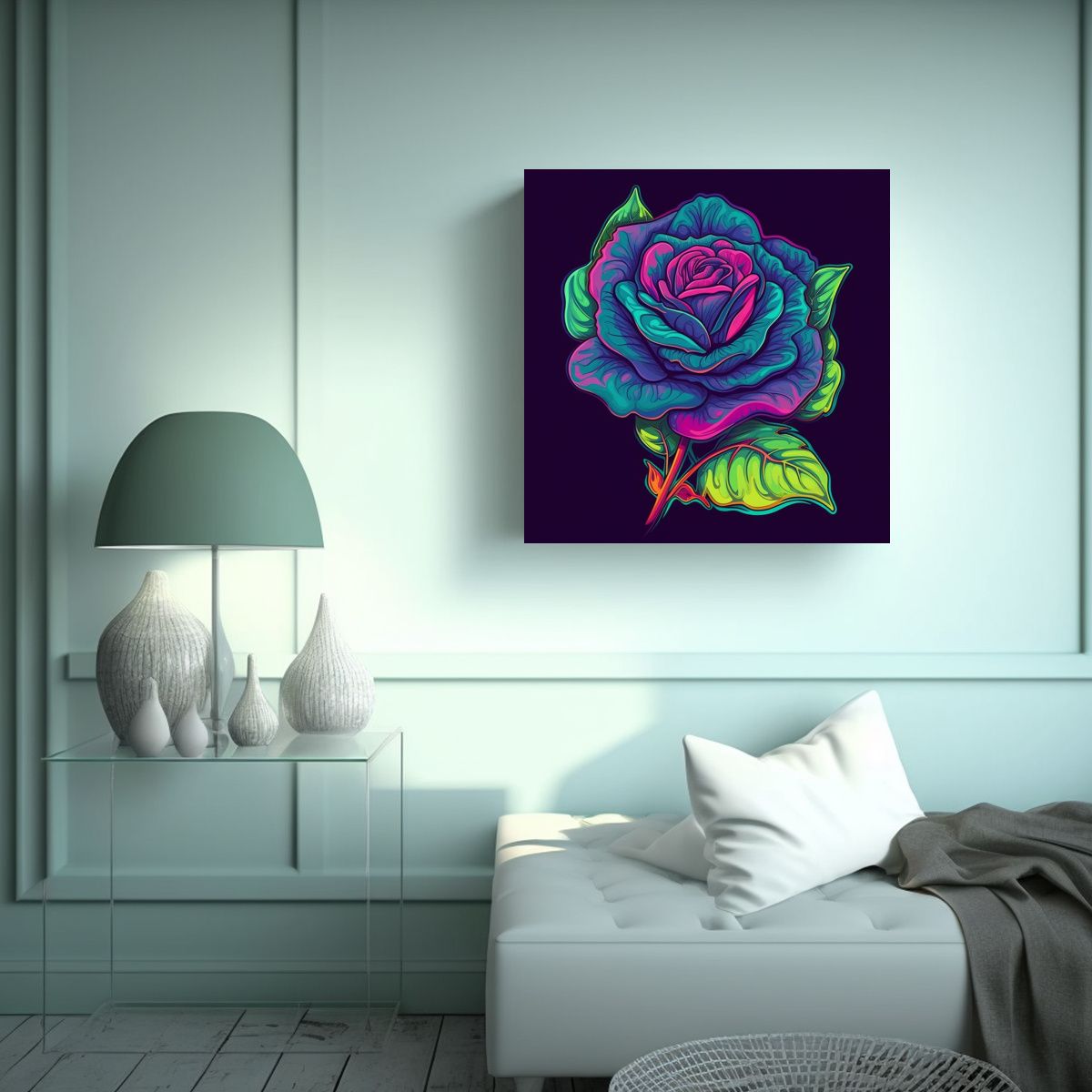 GENERICO - Cuadro Decorativo Naturaleza Viva En Estilo 40x40 Cm