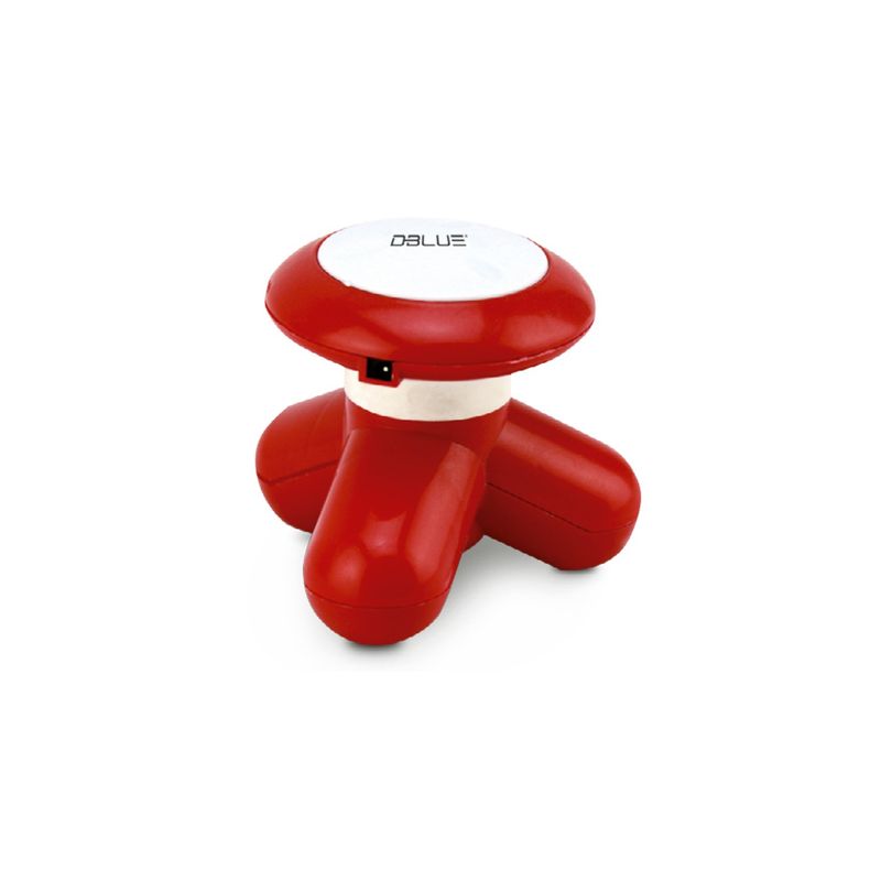 DBLUE - Masajeador Portátil A Pilas O Conexión Usb Color Rojo - SC