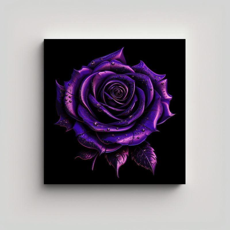GENERICO - Bastidor Moderno Dark R: Cuadro Decorativo 40x40 Cm