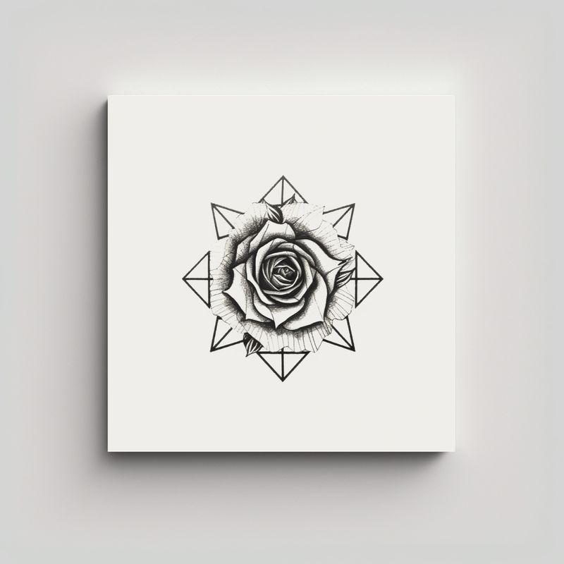 GENERICO - Arte Creativo En Origami: Dantas Y Su Rosa 90x90 Cm