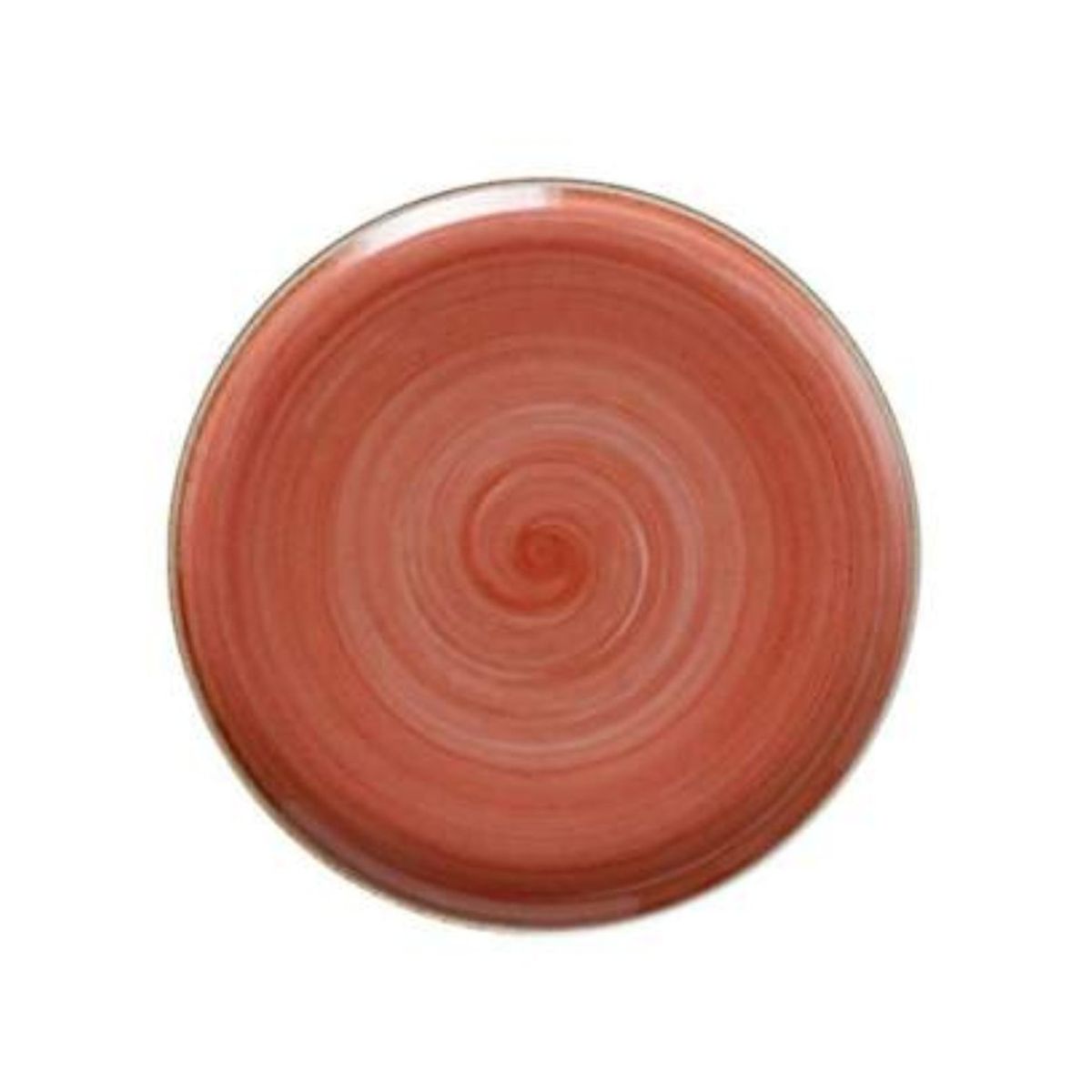 CORONA - Plato coupe de porcelana 177 cm salmón Artisan