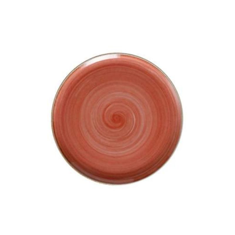 CORONA - Plato coupe de porcelana 177 cm salmón Artisan