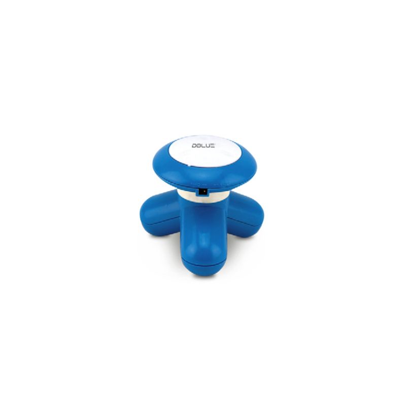 DBLUE - Masajeador Portátil A Pilas O Conexión Usb Color Azul - SC