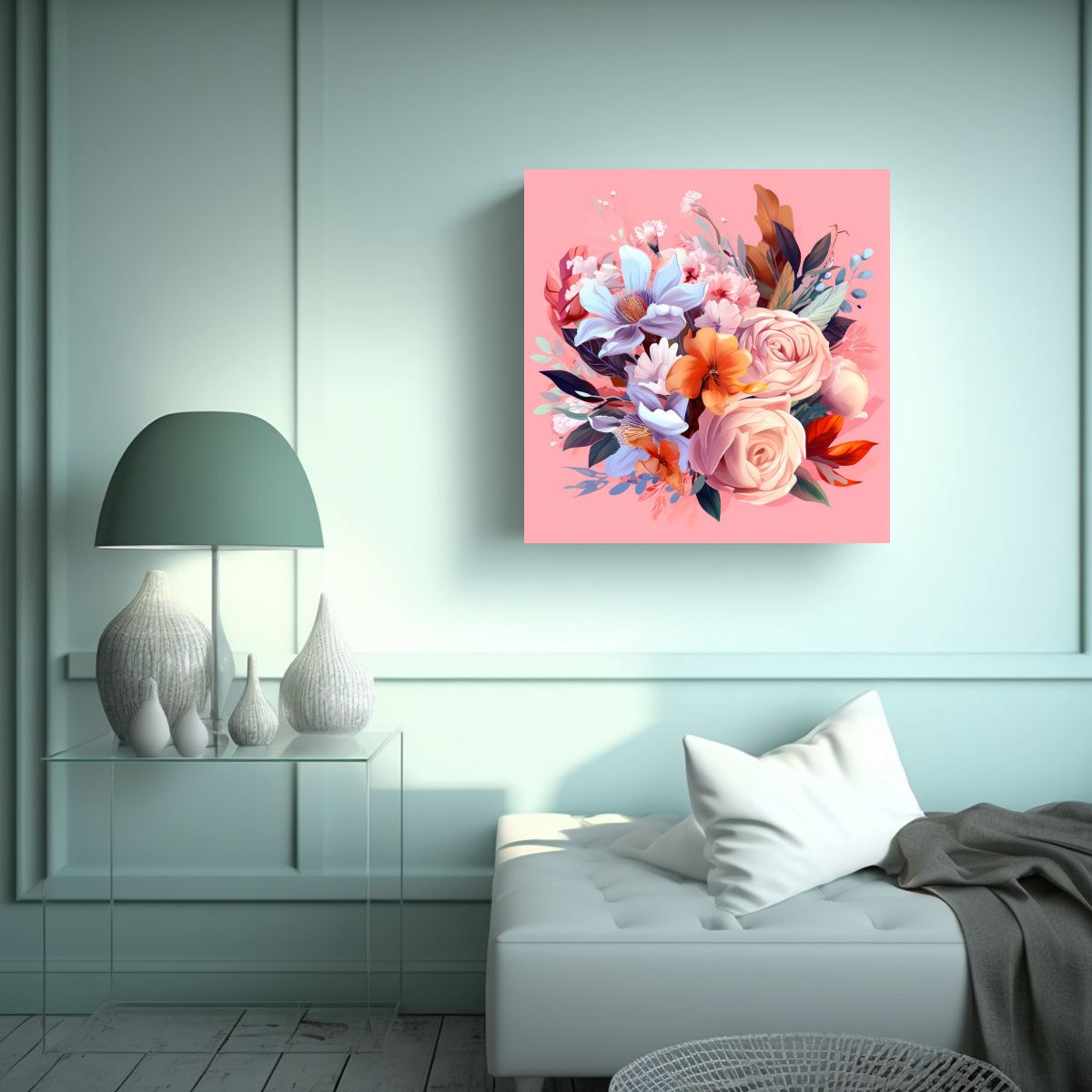 GENERICO - Cuadro Decorativo Visualmente Atractivo Y 60x60 Cm