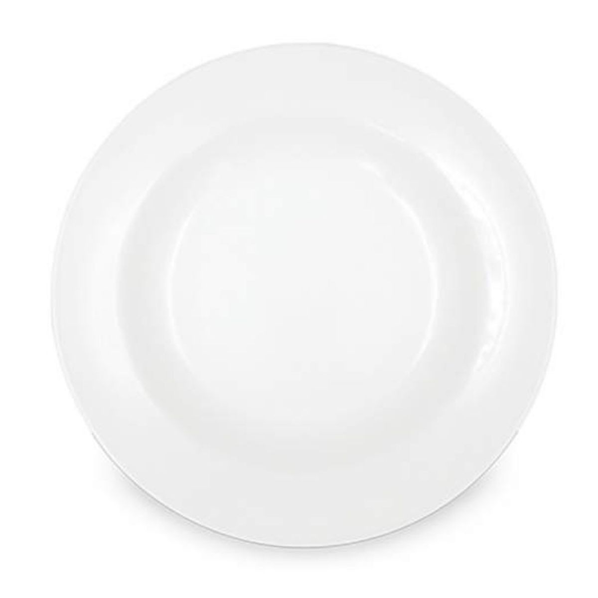 OEM - Plato hondo de 23 cm de porcelana blanco wellington