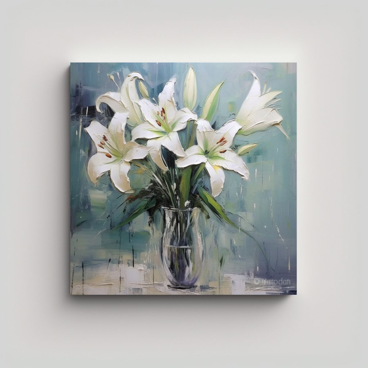 GENERICO - Composición Elegante De Cuadro En Estilo Óleo 60x60 Cm