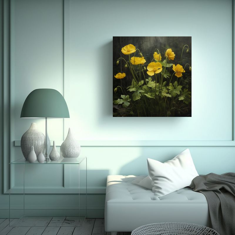 GENERICO - Cuadros Decorativos Vanguardia Calidez: Tela En 60x60 Cm