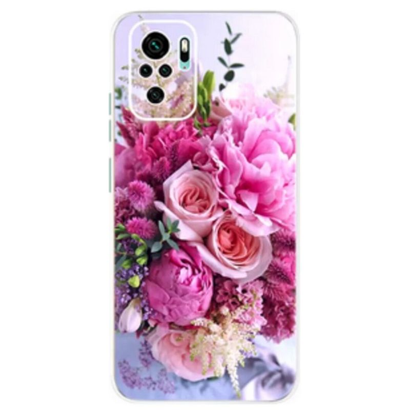 GENERICO - Carcasa Funda Silicona Diseño Flores Rosadas  Xiaomi Redmi Note10 Pro