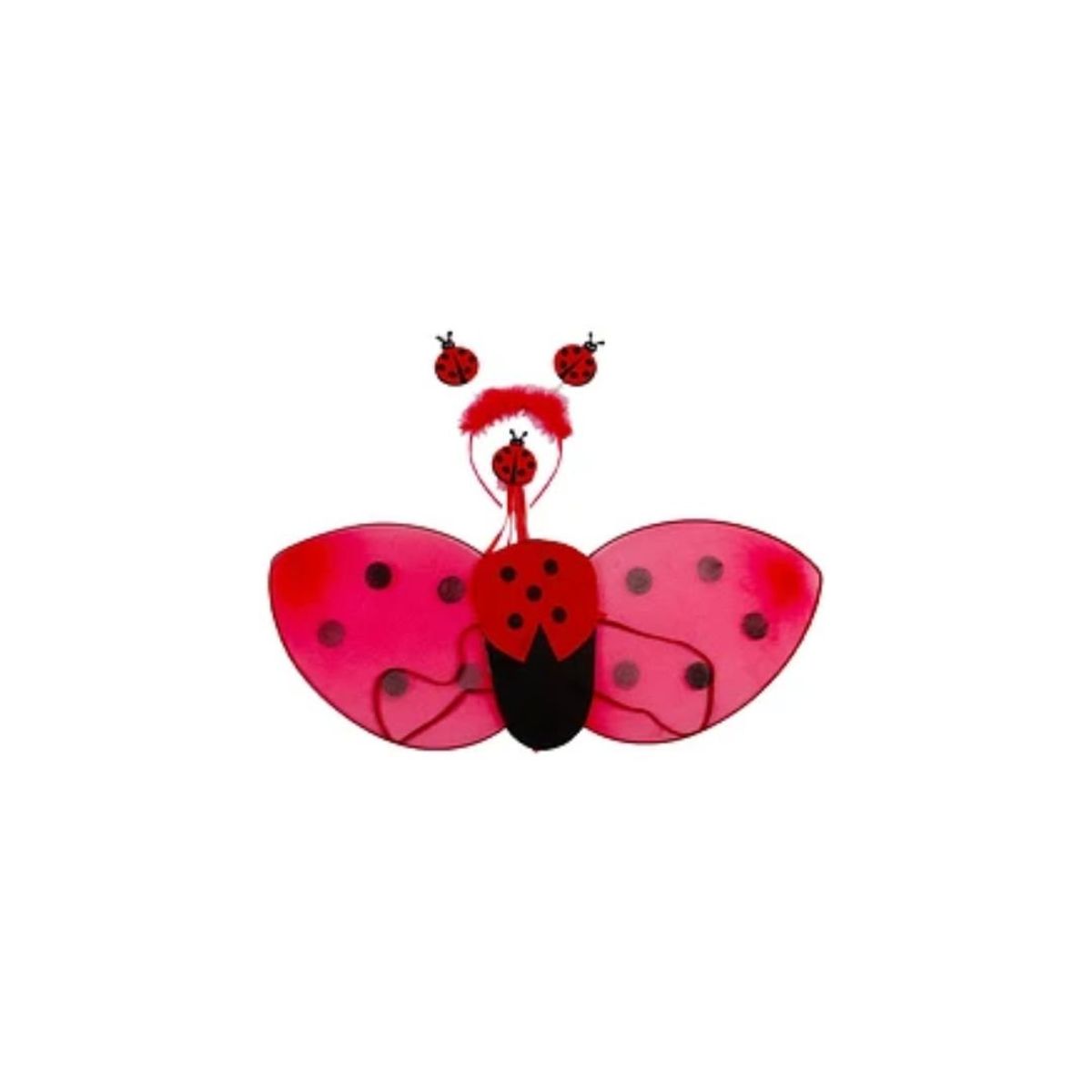 GENERICO - Conjunto Chinita 3pcs Alas Cintillo y Varita
