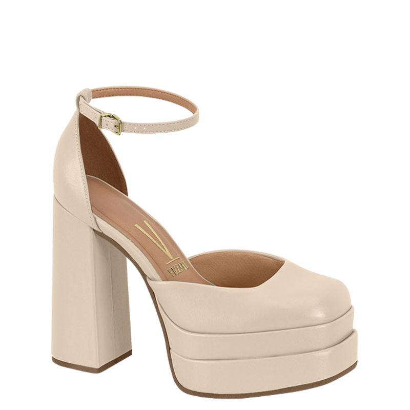 VIZZANO - Zapato Mujer Maxi Plataforma Crema Vizzano