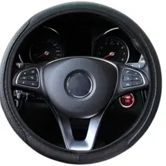 GENERICO - Cubre volante relieve 3D negro 38 CM