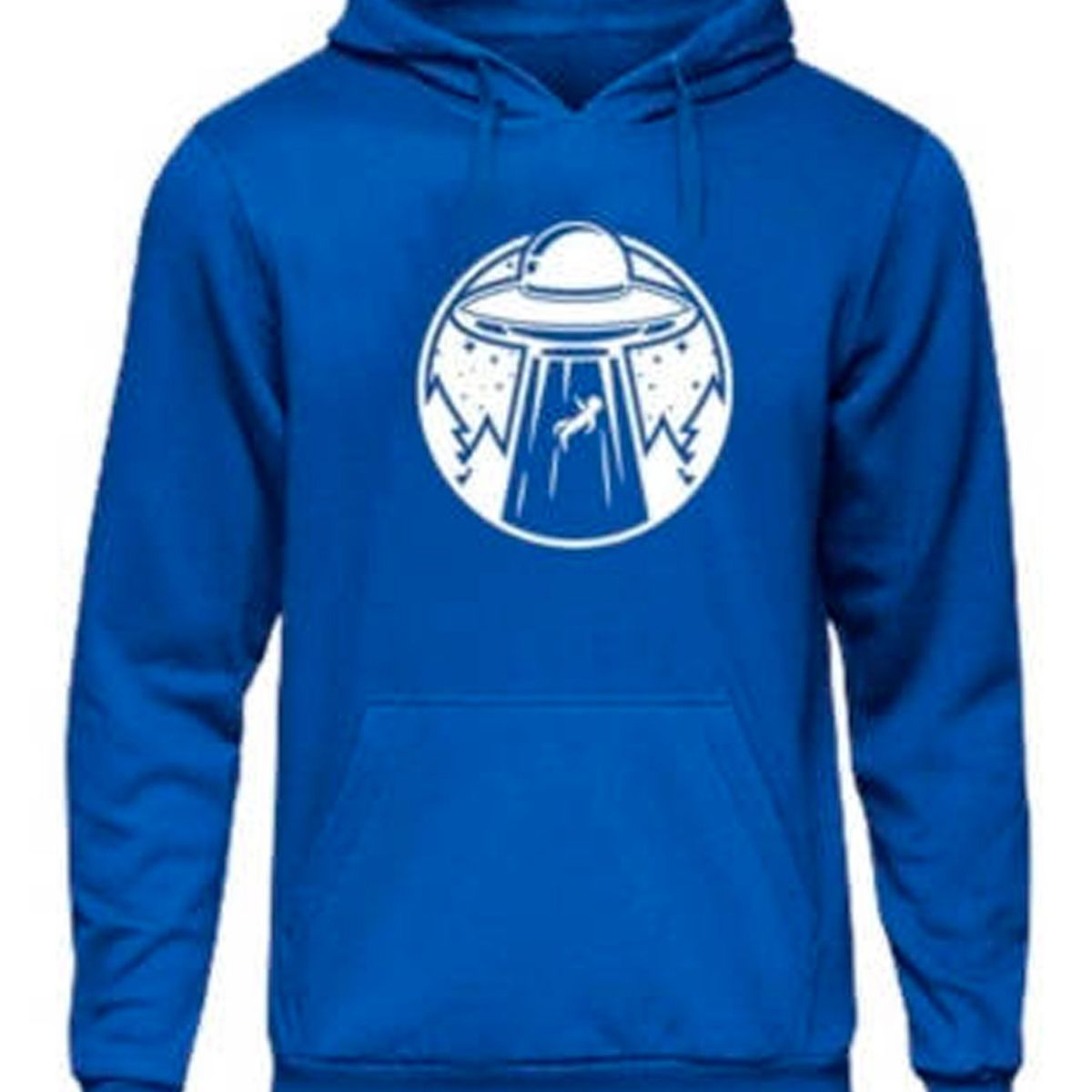 GENERICO - Poleron Alien Abduction  Extraterrestre Moda Hombre