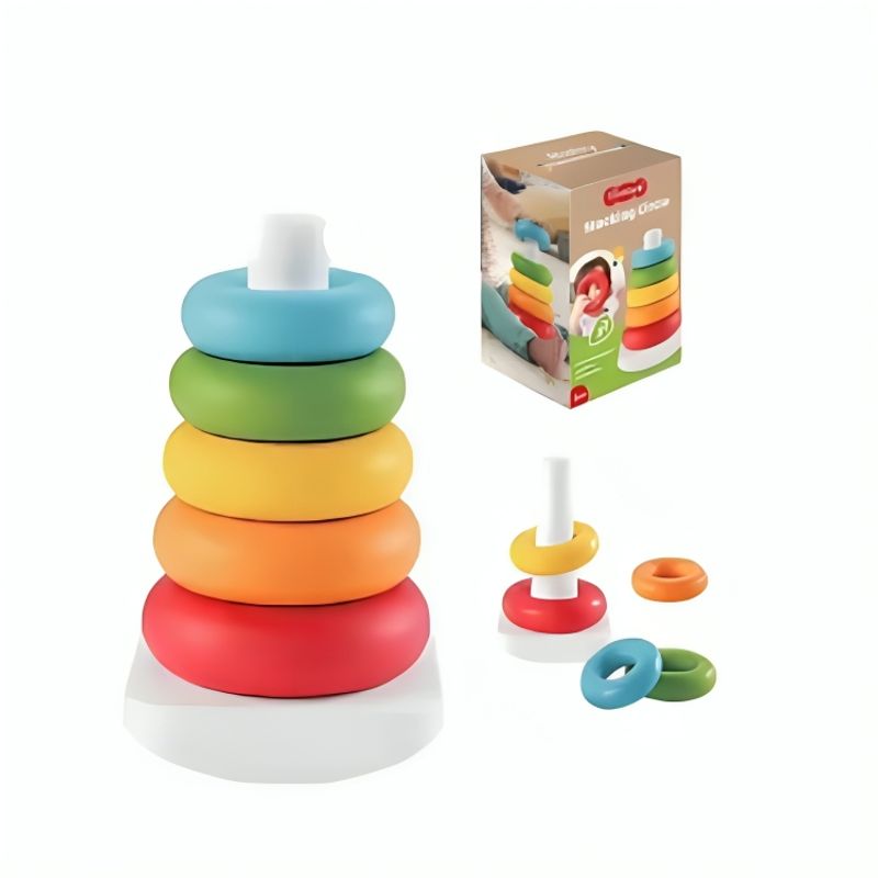 GENERICO - Torres Apilable De Argollas Para Bebés Y Niños
