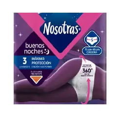 NOSOTRAS - Calzón Nocturno Desechable Protección Talla S 3 Uni