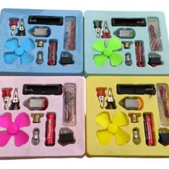 GENERICO - Kit Electrónico Escolar Iluminación Pilas Kit