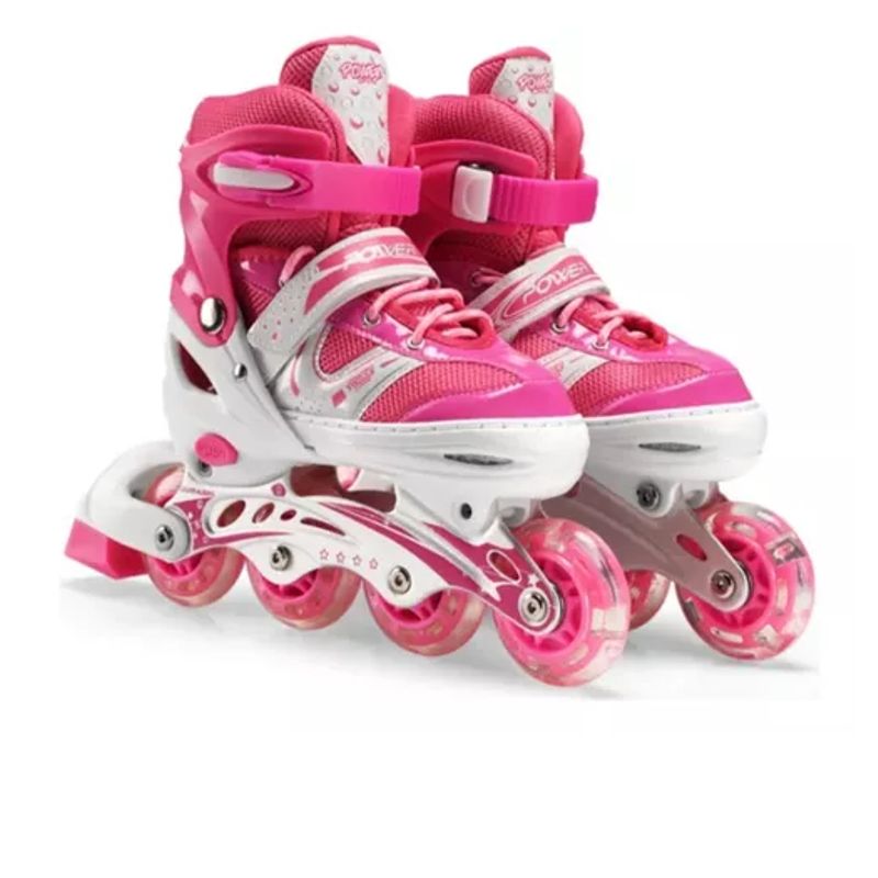 GENERICO - Patines Lineales Ajustables rosa