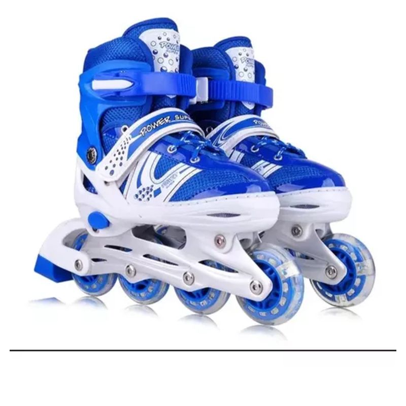 GENERICO - Patines Lineales Ajustables azul
