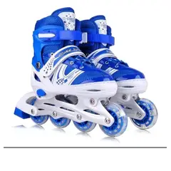 GENERICO - Patines Lineales Ajustables azul