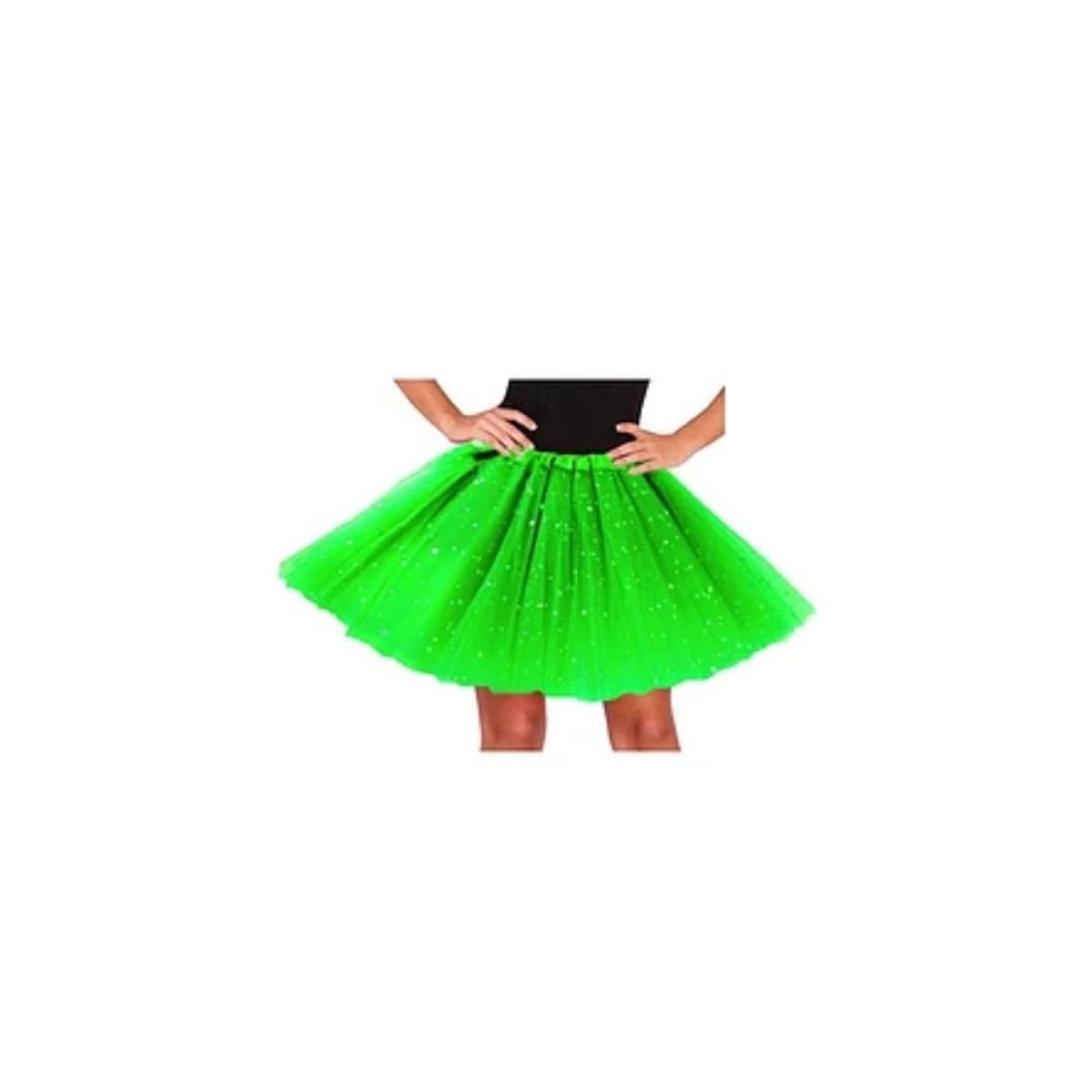 GENERICO - Tutu De Estrellas 30cm Verde Manzana