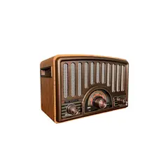 MLAB - Radio Portátil Bluetooth Retro Sixtinna Usb Am Fm