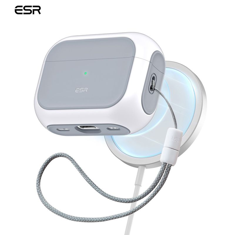 ESR - Carcasa Funda ESR Orbit Hybrid Para AirPods Pro 1 y 2 Blanco
