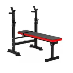 ANGELES DEL HOGAR - Press Banca- Rack Sentadilla - Banco Abdominal
