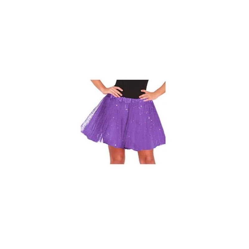 GENERICO - Tutu De Estrellas 30cm Morado