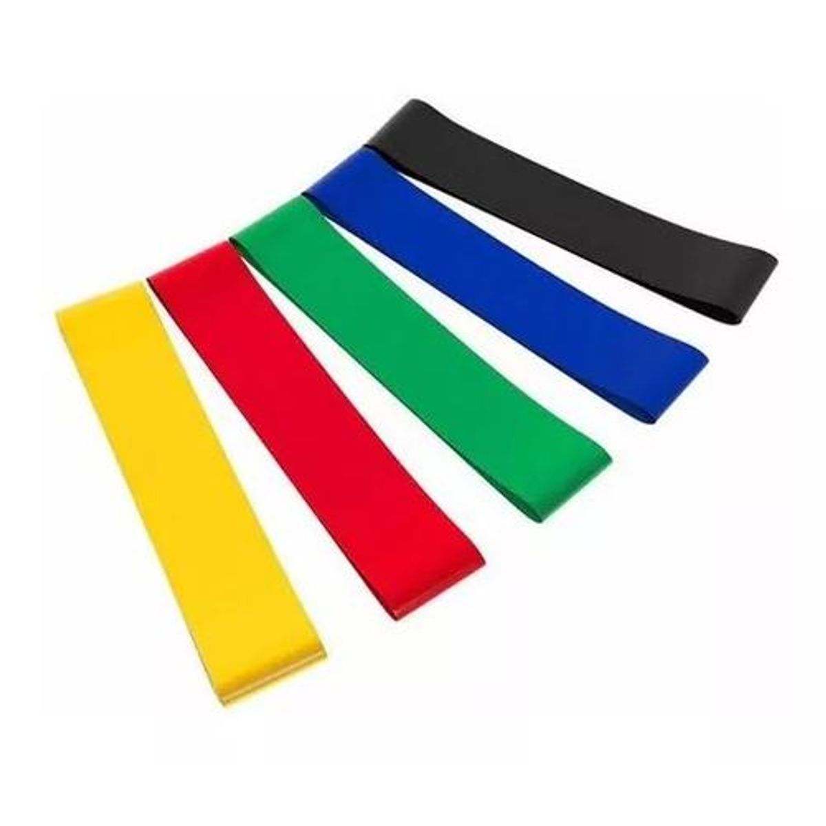 GENERICO - Banda Elastica Ejercicios Yoga Resistencia 5 Pcs Con Bolso D