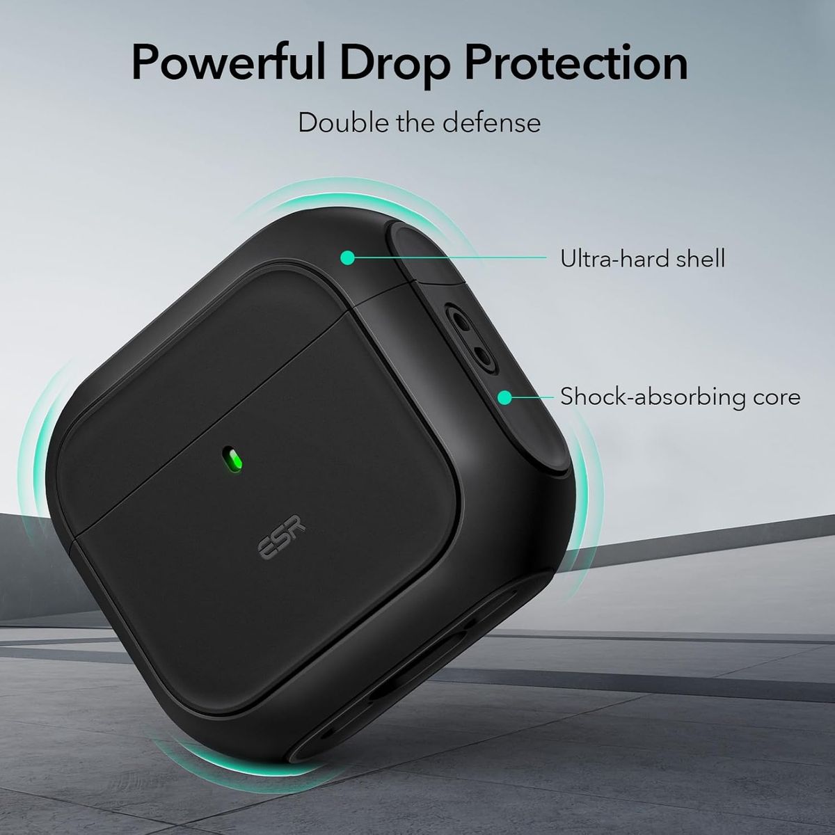 ESR - Carcasa Funda ESR Orbit Hybrid Para Air Pods 4 2024 Negro