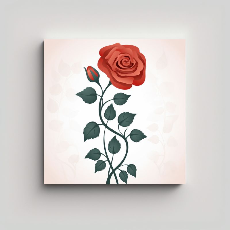 GENERICO - Cuadro De Cocina Con Rosas Florecientes Y Colores 60x60 Cm