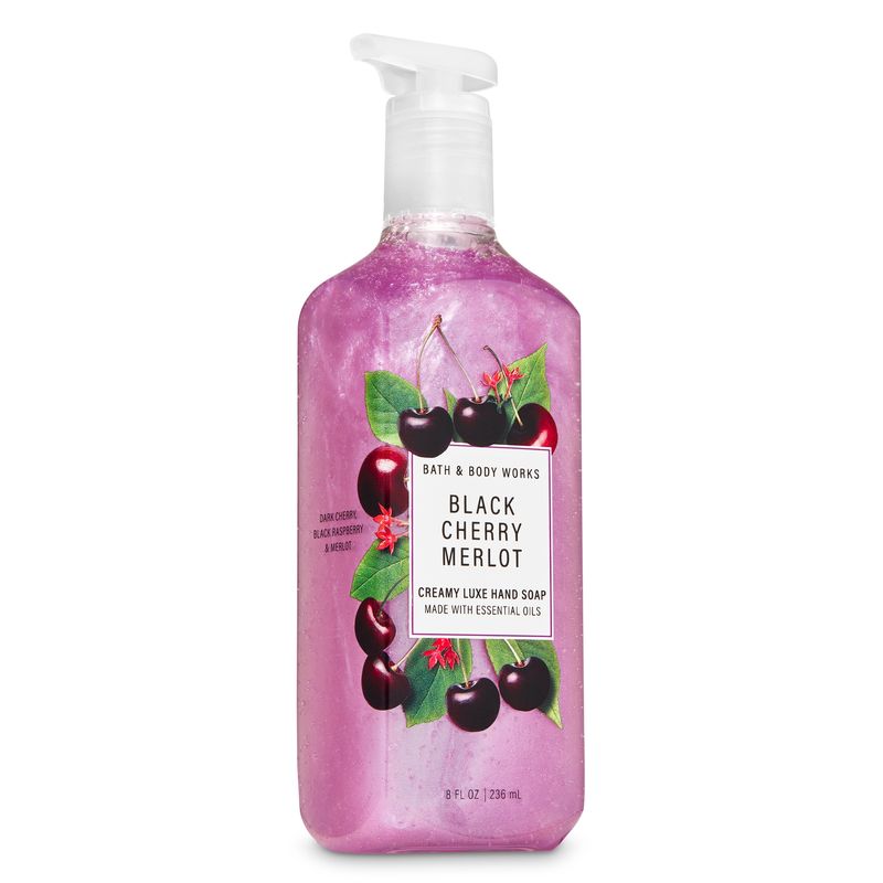 BATH & BODY WORKS - Jabon Cremoso Black Cherry Merlot