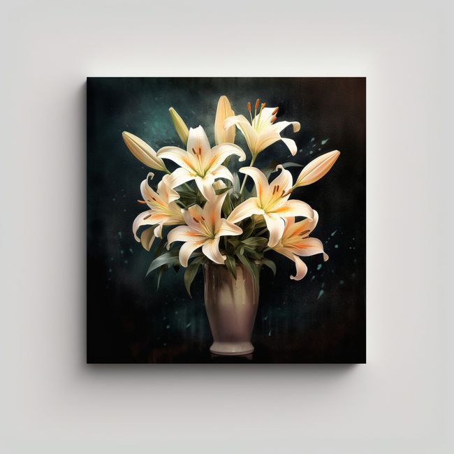 GENERICO - Cuadro Moderno Duradero: Elegante Acuarela De 80x80 Cm