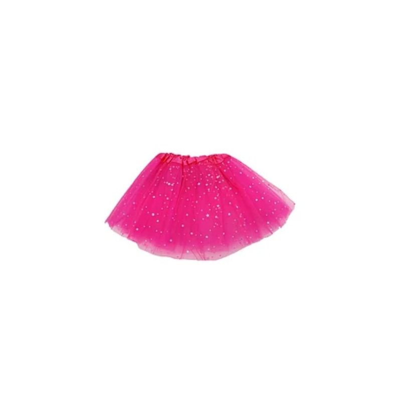 GENERICO - Tutu De Estrellas 30cm Fucsia