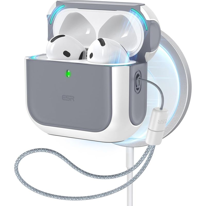 ESR - Carcasa Funda ESR Orbit Hybrid Para Air Pods 4 2024 Blanco